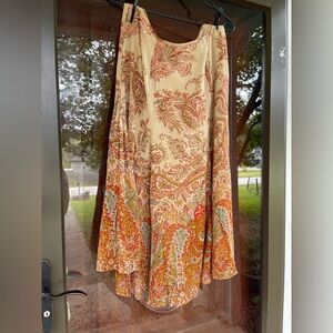 Ralph Lauren Silk Skirt